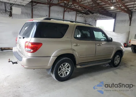 2006 Toyota Sequoia Sr5 z USA, uszkodzony, nr VIN 5TDBT44AX6S277030